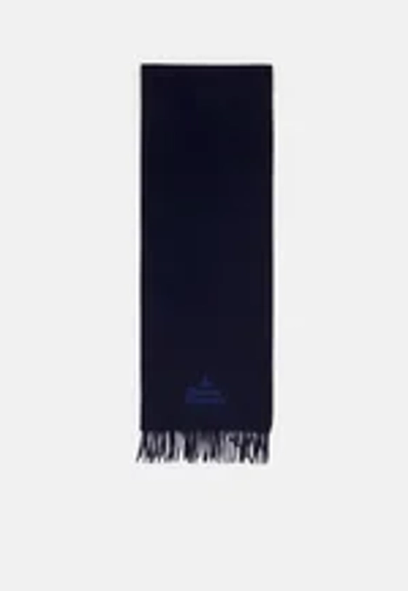 Vivienne Westwood EMBROIDERED LOGO SCARF UNISEX - Écharpe - navy blue/bleu marine - ZALANDO.FR