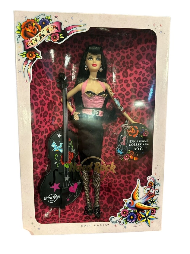 Barbie Hard Rock Cafe Rockabilly Collector Doll Gold Label 2009