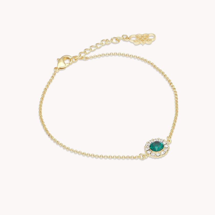 Celeste bracelet - Emerald - Lily and Rose