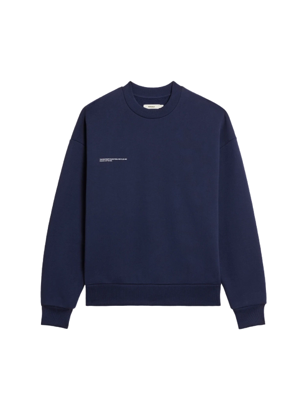 Navy 365 Heavyweight Sweatshirt | Pangaia 