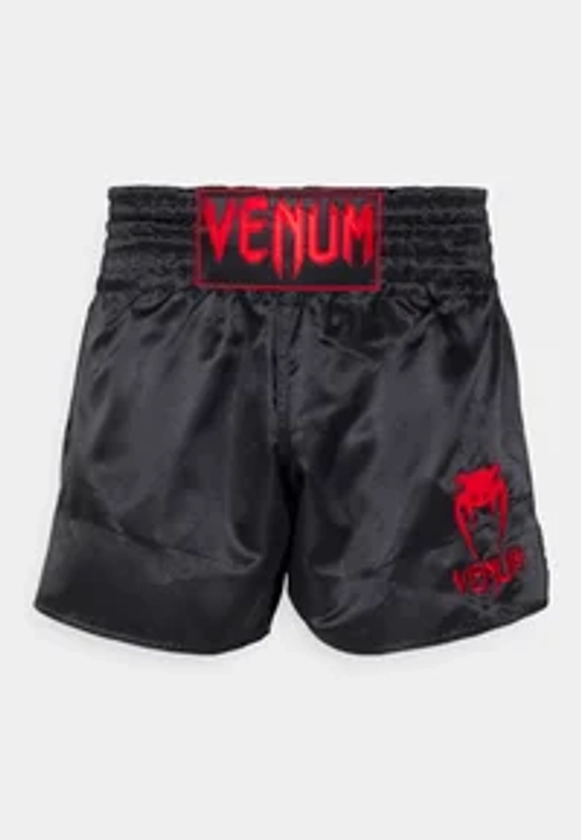 Venum CLASSIC MUAY THAI SHORTS - Short de sport - black/red/noir - ZALANDO.FR