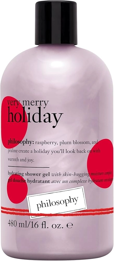 philosophy very merry holiday hydrating shower gel | 480ml | bubble bath | body wash : Amazon.co.uk: Beauty