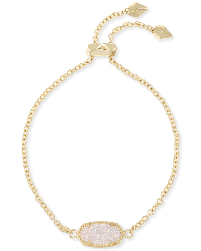 Elaina Gold Chain Bracelet in Iridescent Drusy | Kendra Scott