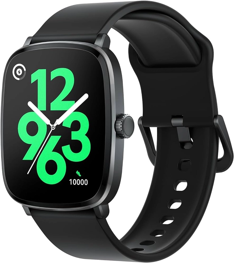 HAYLOU RS5 Smartwatch,2.01"AMOLED Display Bluetooth Telefone Chamada Relógio Inteligente para Homens e Mulheres,Duas Alças,Assistente de Voz,IP68,Compatível com iOS e Android | Amazon.com.br