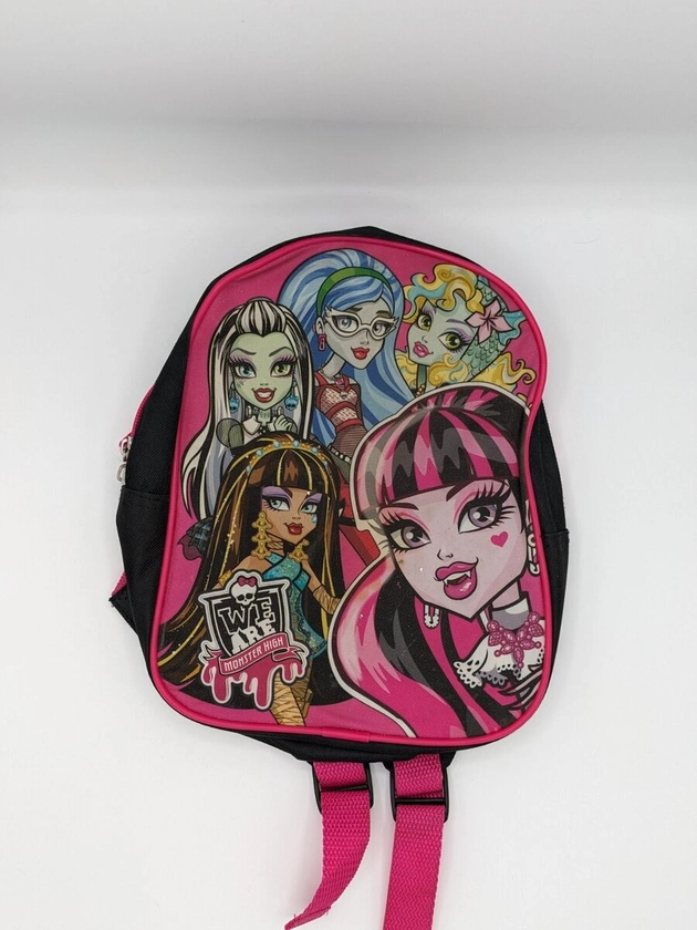 Monster High Backpack Mini Draculaura Frankie Cleo Ghoulia Lagoona