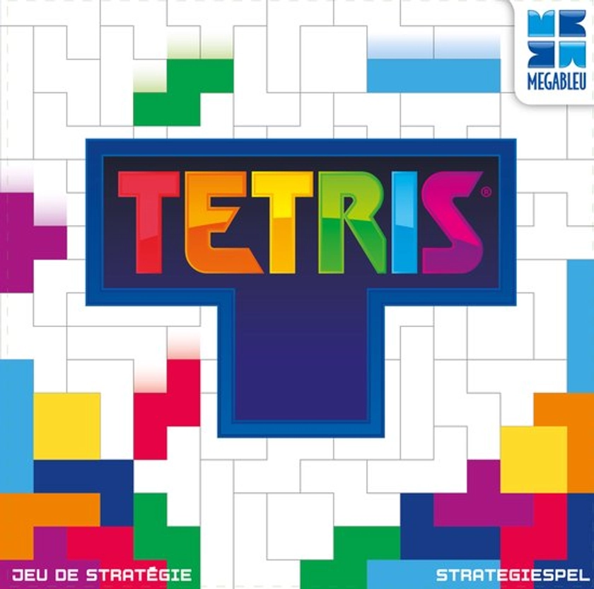 Megableu - Tetris - Bordspel - Gezelschapsspel Voor Familie van 2 tot 4 spelers - Spelletjes Voor Kinderen