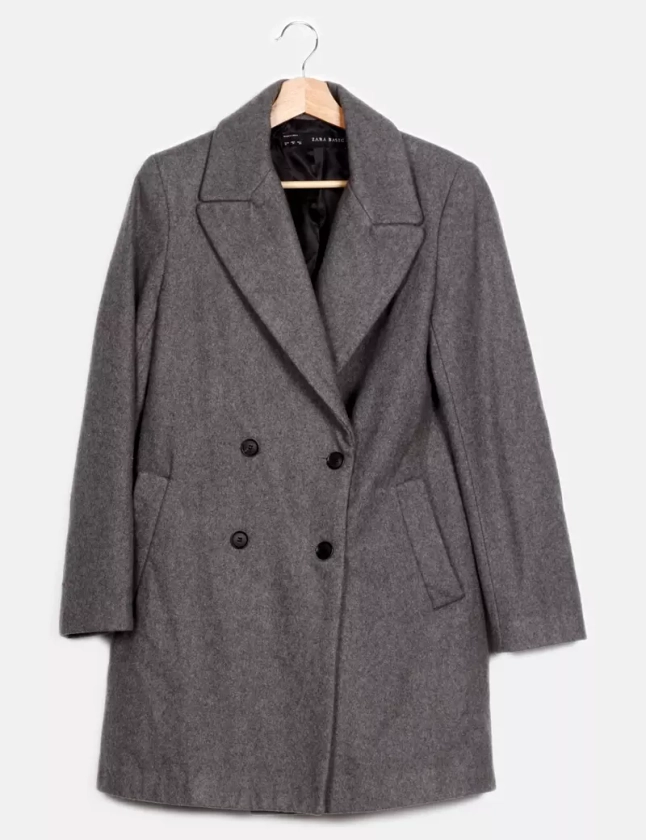 Zara Manteau long En laine