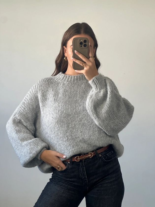 PULL AVA GRIS