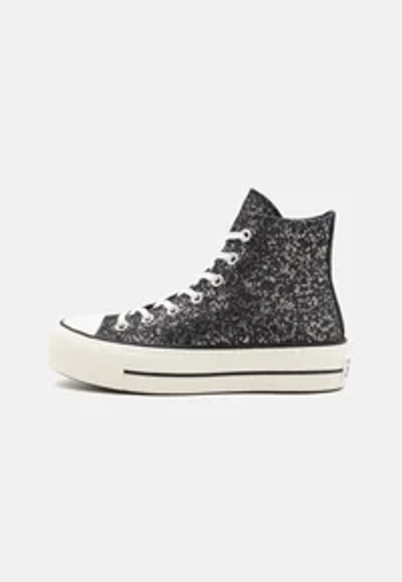 CHUCK TAYLOR ALL STAR LIFT PLATFORM GLITTER - Baskets montantes - into the void/egret/black