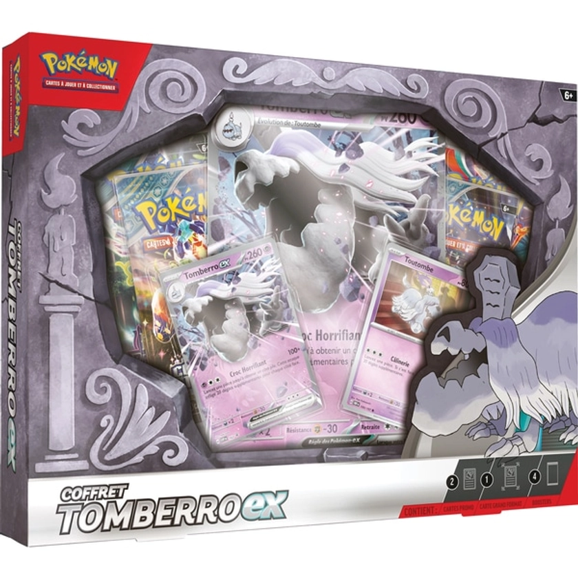 Coffret Pokémon Tomberro-ex 4 boosters