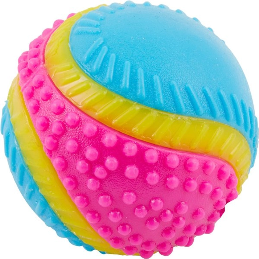 ETHICAL PET Sensory Ball Tough Dog Chew Toy, Color Varies, 3.25-in - Chewy.com