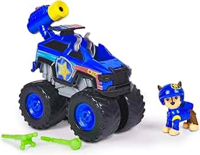 Paw Patrol: Rescue Wheels Chase’s Cruiser, Toy Truck with Projectile Launcher and Collectible Action Figure, Kids’ Toys for Boys & Girls Ages 3 and up