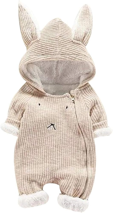 Grenouillère Bébé Garçon Hiver Chaud DAY8 Pyjama Garçon Automne Combinaison Bébé Garçon 0-24 Mois Vêtements Manteau Bébé Fille Naissance Body Unisexe Bébé Barboteuse Costume