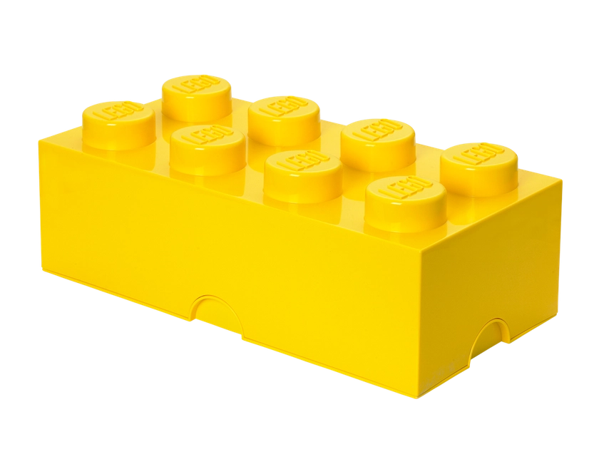 La brique de rangement 8 tenons – jaune 5006916 | Autre | Boutique LEGO® officielle FR 