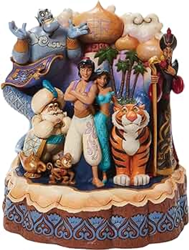 GUND Enesco Disney Traditions Figurine Aladdin A Wondrous Place Violet 6008999 7.67 in H x 6.45 in W x 6.77 in L