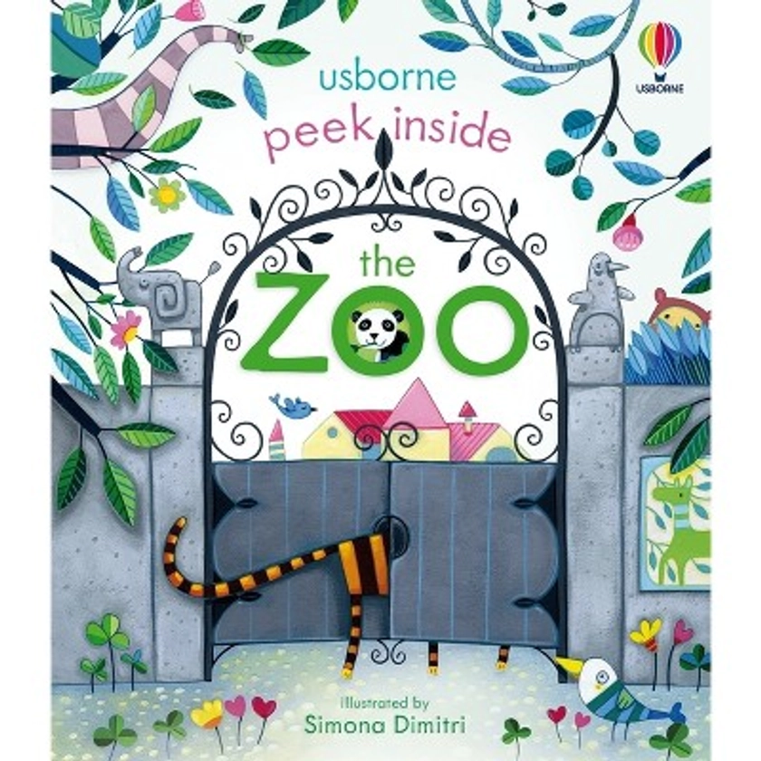 Peek Inside the Zoo - by Anna Milbourne (Board Book)
