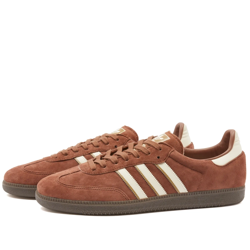 Adidas Samba OG Preloved Brown, Wonder White & Earth Strata | END.