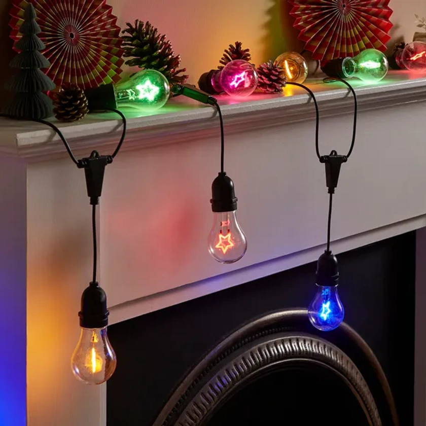 10 LED Neon Festoon String Lights