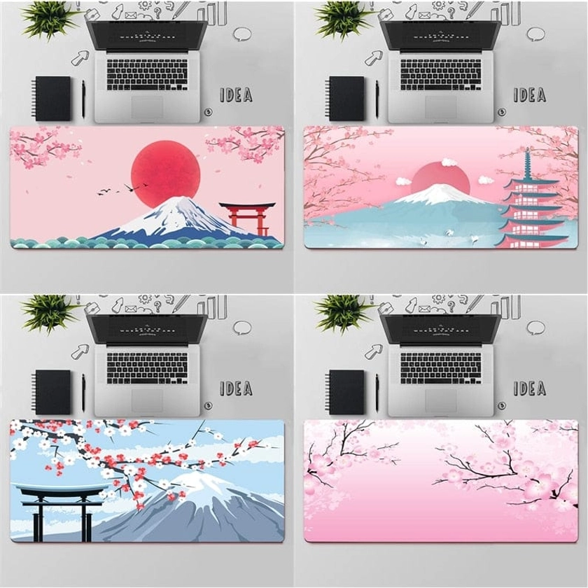 Sakura Mountain Desk Mat