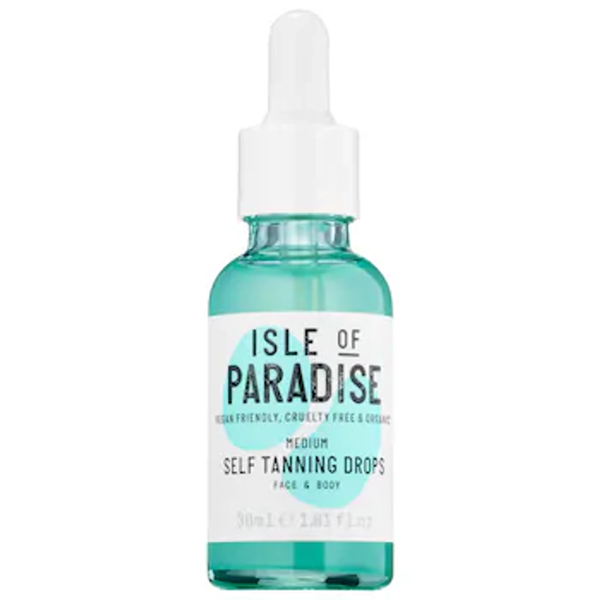 Self Tanning Natural Glow Face Drops - Isle of Paradise | Sephora