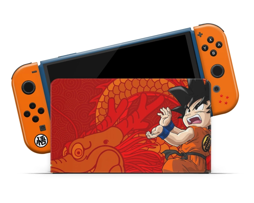 Dragon Ball Z Kid Goku Nintendo Switch OLED Switch OLED Skin