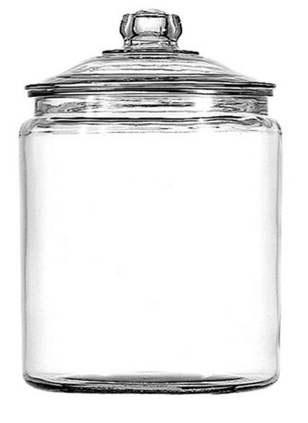 Anchor Hocking 1 Gallon Heritage Hill Jar, 1 Gallon Glass Jar