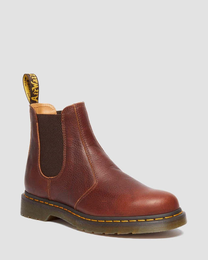 2976 Ambassador Leather Chelsea Boots in Cashew | Dr. Martens