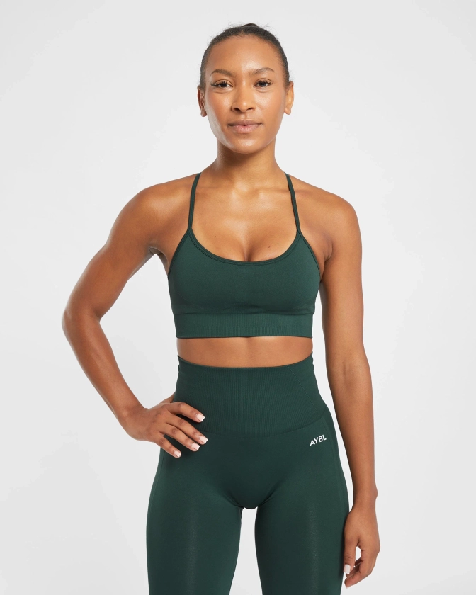 Empower Seamless Sports Bra - Dark Vert