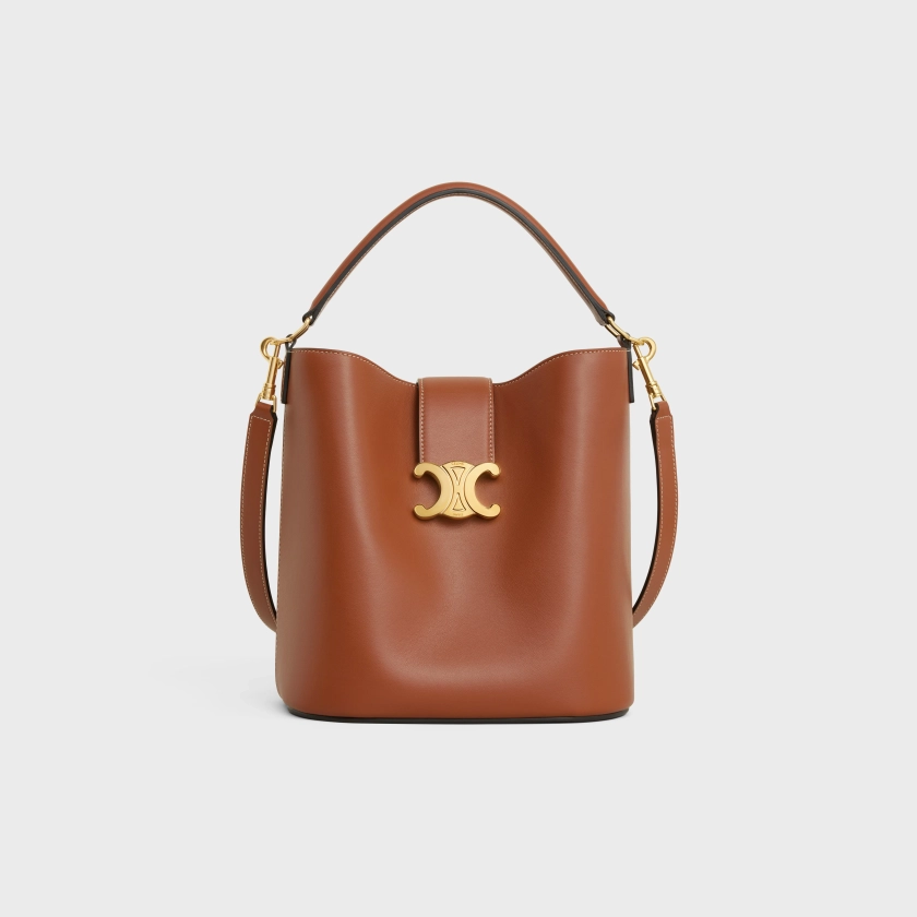 MEDIUM LOUISE BAG IN SMOOTH CALFSKIN - TAN | CELINE