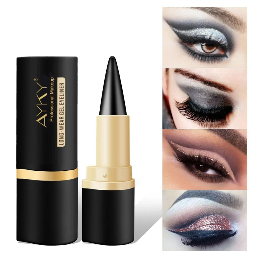 🔥LAST DAY SALE 49% OFF🔥Natural Black Eyeliner Cream - 🔥04# Black