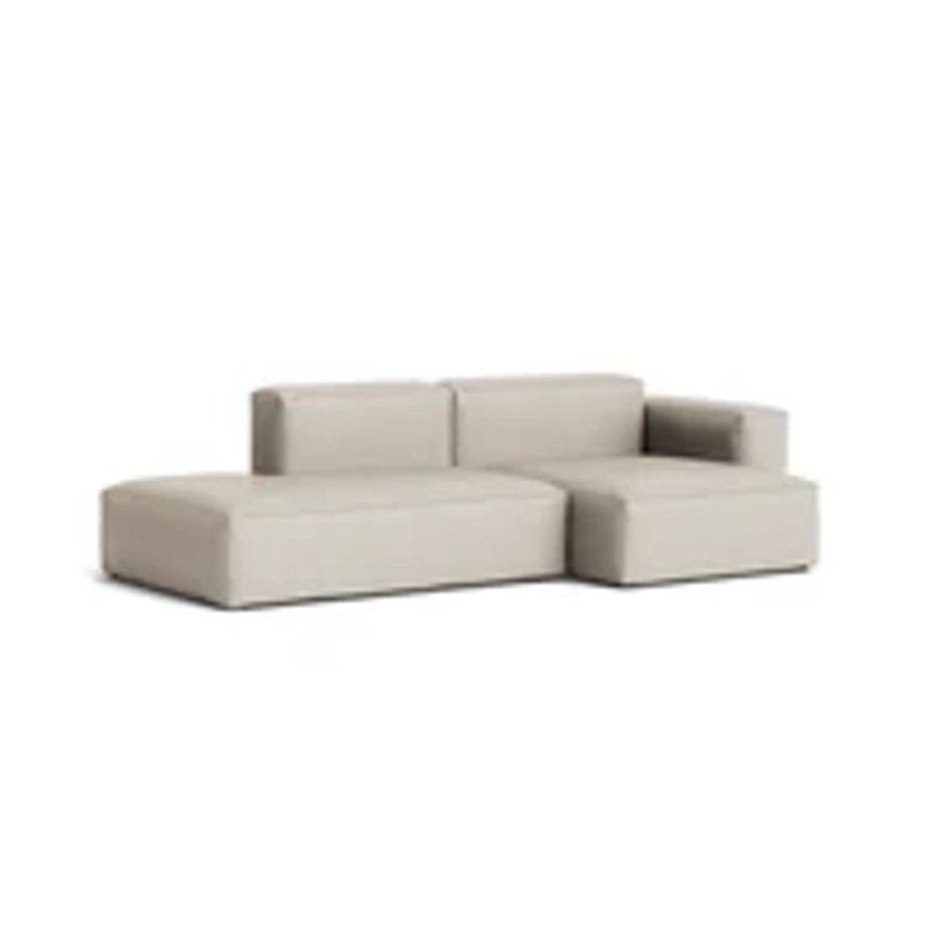 Canapé Méridienne Mags Soft Low 2.5 places - Combinaison 3 right - Roden 04 - Coutures Beige