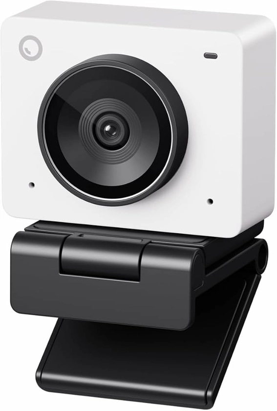 OBSBOT Meet 2 - Webcam 4K pour PC avec capteur 1/2", Cadrage et Autofocus AI, Mode beauté, Lightweight, HDR, Webcam avec Microphone,60 FPS, Caméra Web pour Le Streaming, Réunion, Jeux, etc