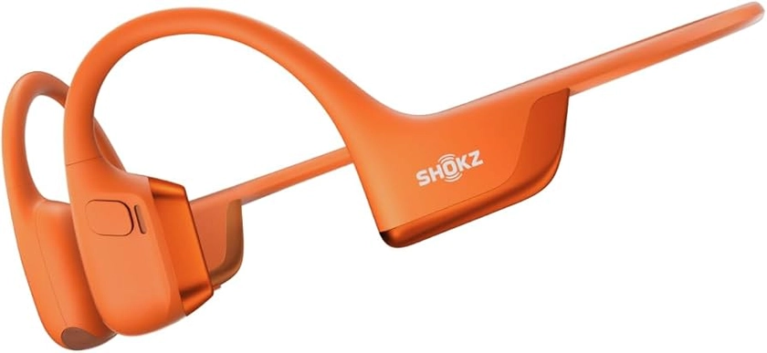 SHOKZ OpenRun Pro 2 Botgeleiding Sportkoptelefoon, Open-Oor Bluetooth 5.3, Ruisonderdrukkende Microfoons, IP55 Waterdicht, 12 Uur Afspeeltijd, USB-C Snelladen, Oranje : Amazon.nl: Elektronica