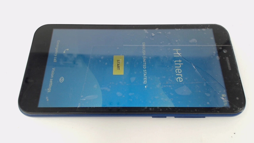 Sky Elite J55 Cellphone (Blue 8GB) Unlocked Dual Sim CRACKED GLAS