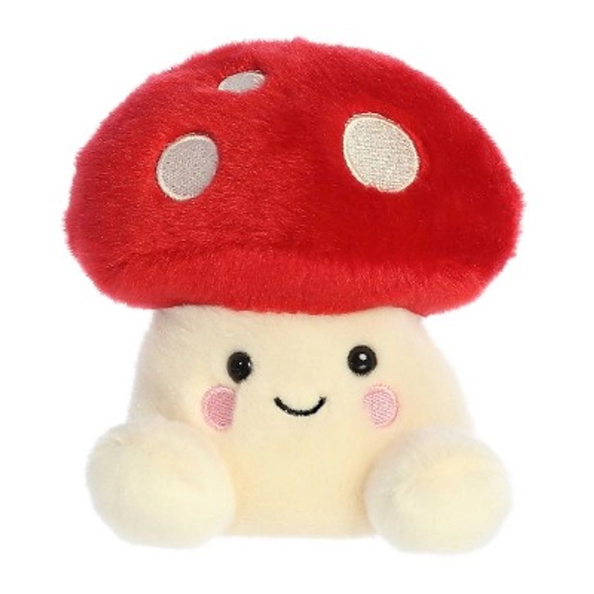 Aurora Palm Pals 4.5" Amanita Mushroom Red Stuffed Animal