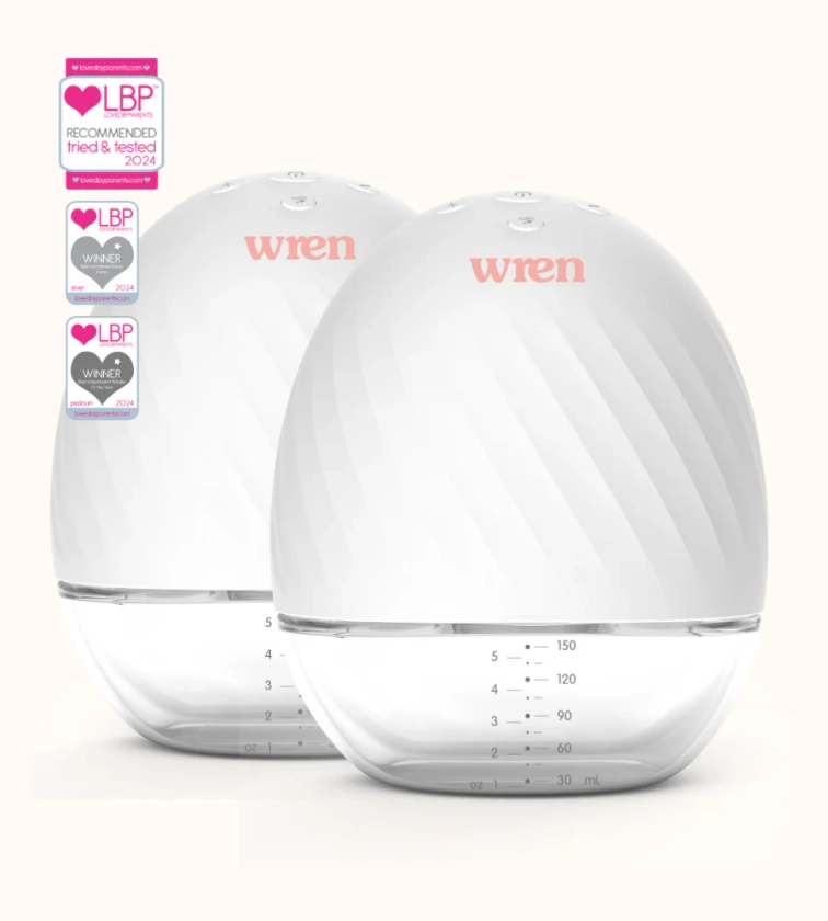 Double Hands Free Electric Wearable Breast Pump | My Wren – My Wren