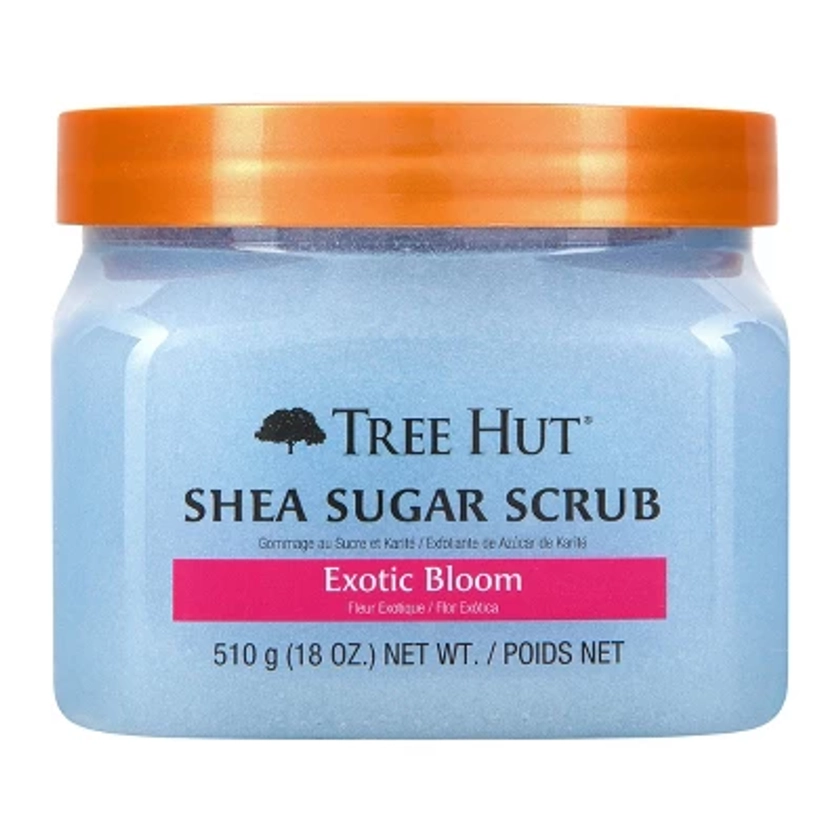 Tree Hut Exotic Bloom Shea Sugar Floral Body Scrub - 18oz