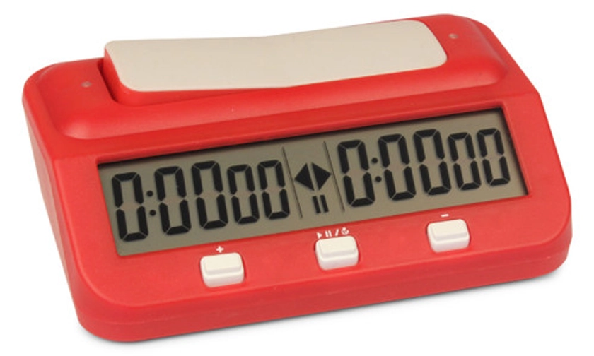 The Chess Store Basic Digital Chess Clock - Red