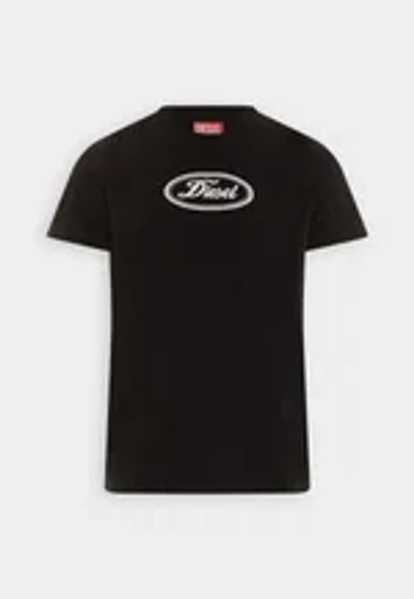 Diesel T-DIEGOR-C14 - T-shirt imprimé - black/noir - ZALANDO.FR