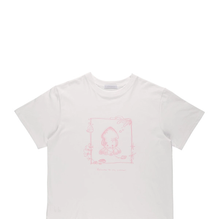 PRINCESS SQUID T-SHIRT (WHITE) : 온스카 ONSKA