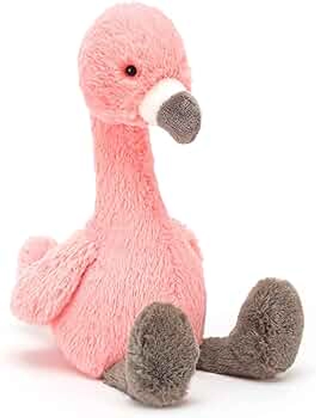 Jellycat Bashful Flamingo Stuffed Animal, Medium 12 inches | Bird Plush Toy | Classic Children's Gift