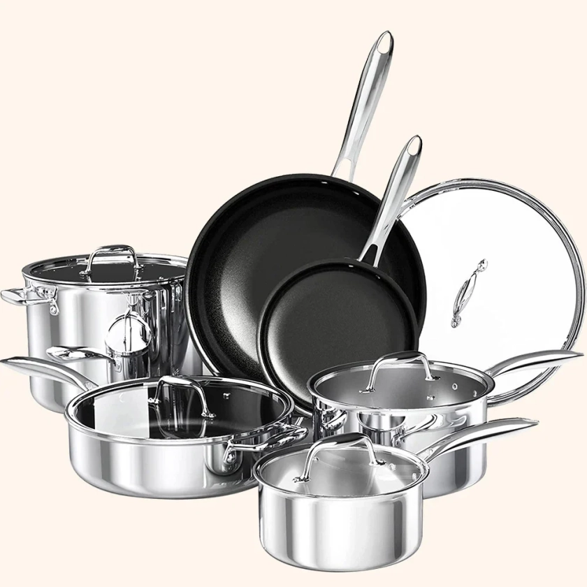 Imarku 11 Piece Nonstick Stainless Steel Pots and Pans Set | Tinkersmith Ultimate Series - Default Title - IMARKU