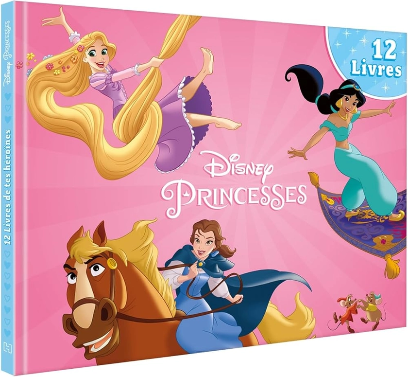 DISNEY PRINCESSES - Coffret - Les 12 livres de tes héroïnes