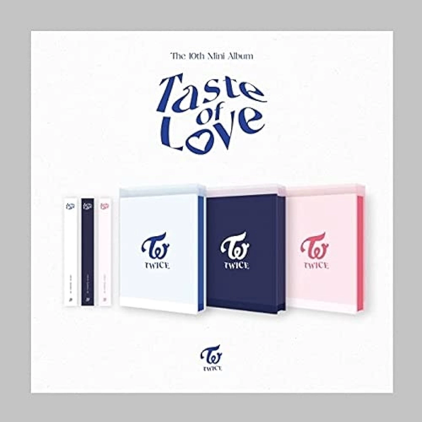 Taste of Love 10th Mini Album Random Version CD+76p PhotoBook+Booklet+1p Lenticular+1p Tasting Card+1p Coaster+5p PhotoCard+Tracking Kpop Sealed