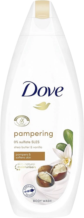 Dove Pampering Gel douche au beurre de karité et à la vanille : Amazon.fr: Beauté et Parfum