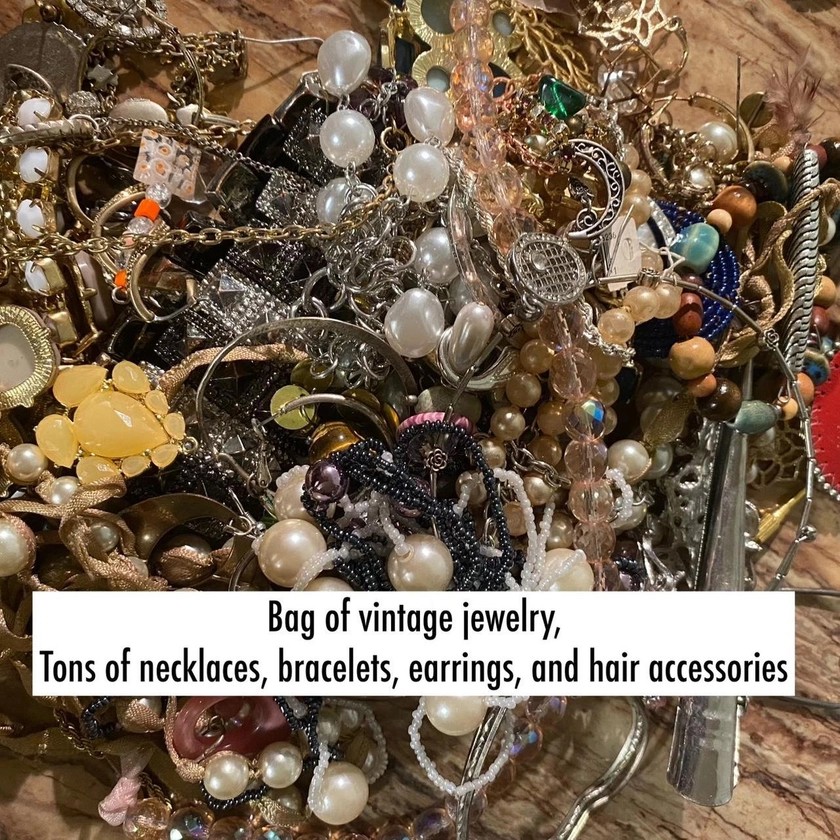 random Vintage jewelry lot not guaranteed anything...