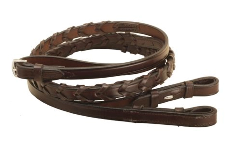 Tory Leather Company Leather Laced Reins | Dover Saddlery