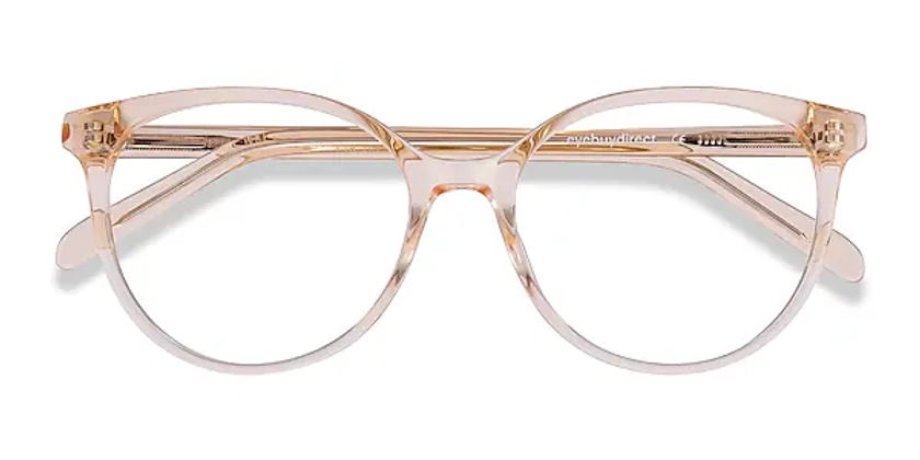 Nala Cat Eye Clear Melon Glasses for Women | Eyebuydirect