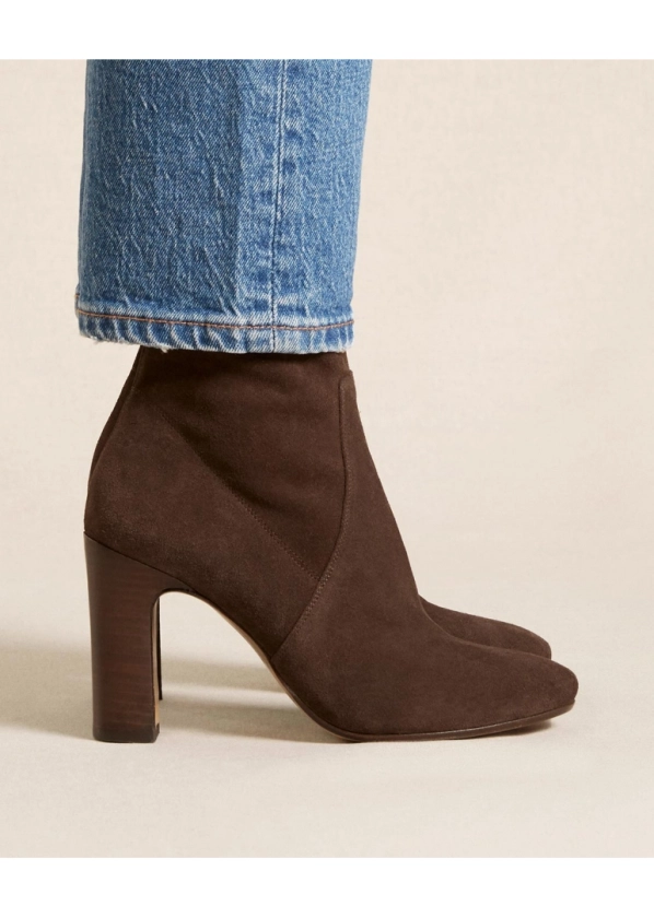 Bottines n°92 Suede Marron | Rivecour