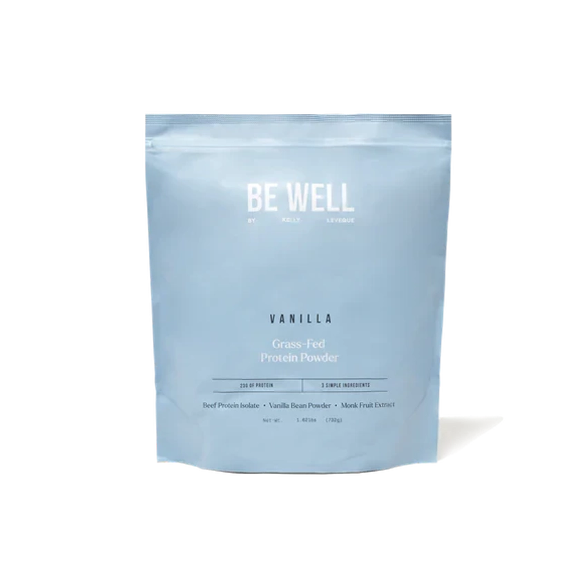 Vanilla Protein Powder from Swedish, Grass-Fed Beef | Be Well by Kelly